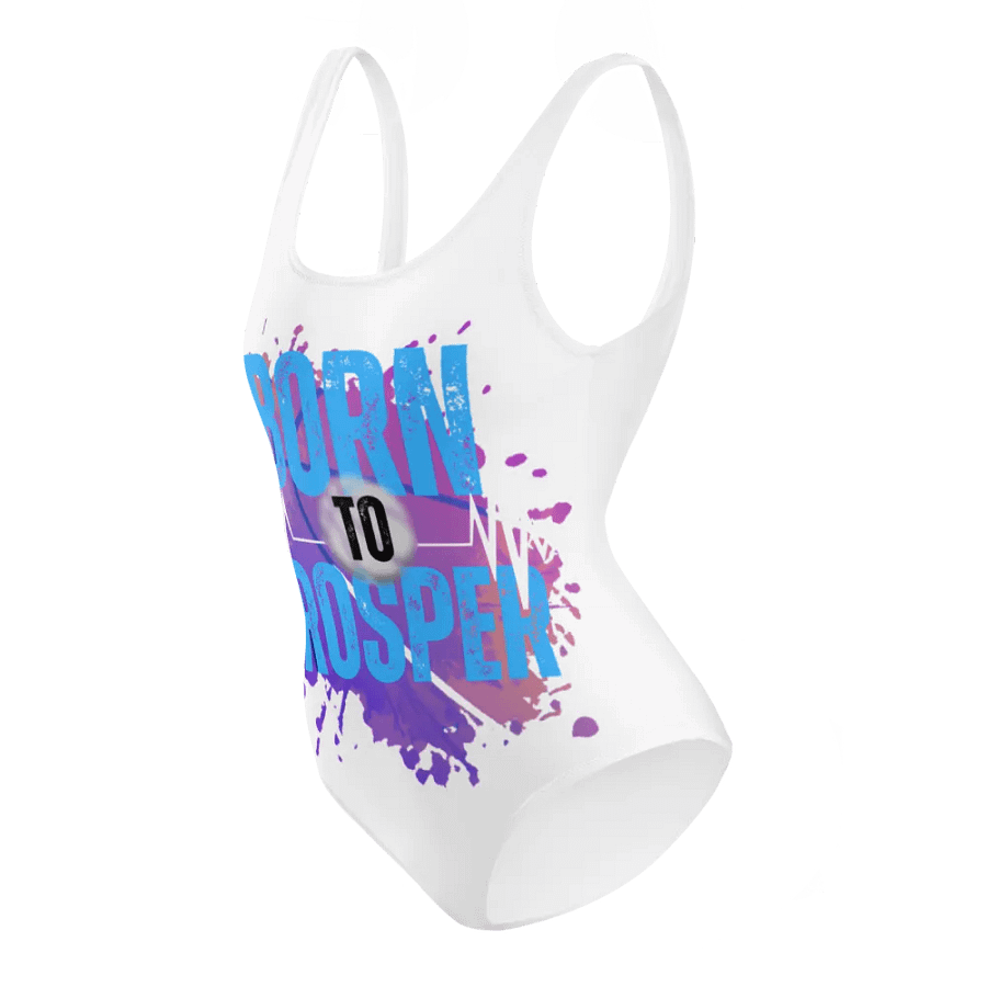 Born to Prosper Low Back All-Over Swimsuit product image (12)