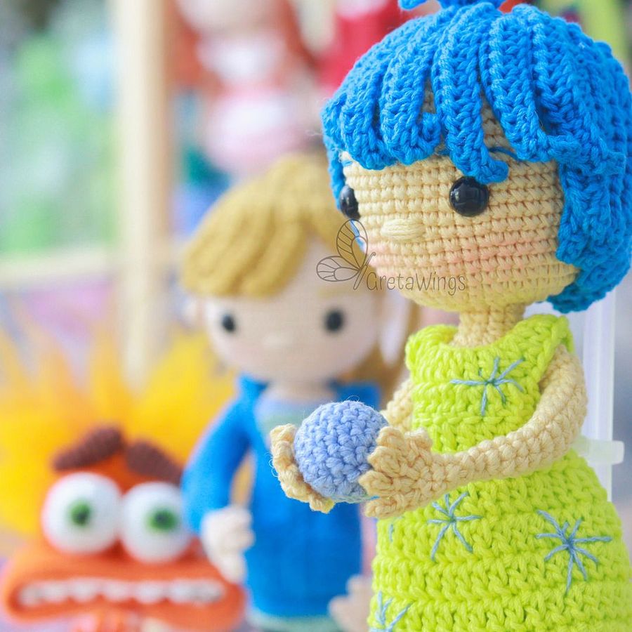 Amigurumi PATTERN Joy from the movie Inside Out (Digital Download) product image (5)
