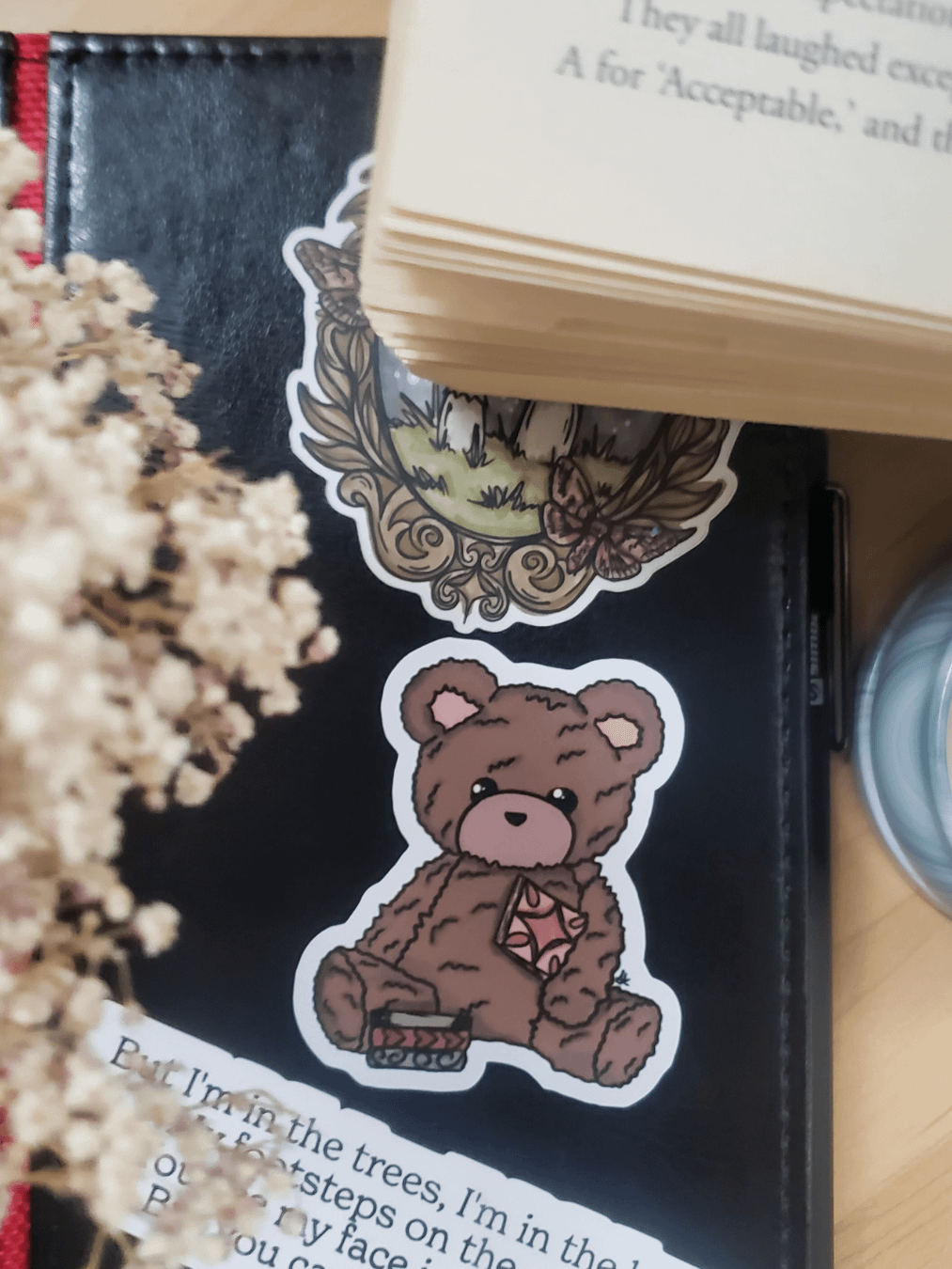 Bookish Teddy Bear - Sticker product image (3)
