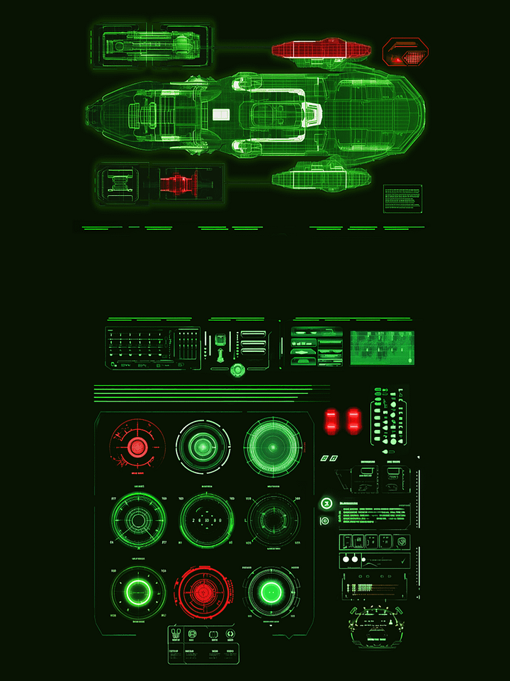 Spaceship Monitor UI [FREE DOWNLOAD] product image (1)