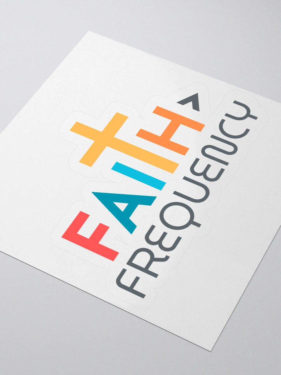 Faith Over Frequency Sticker product image (3)