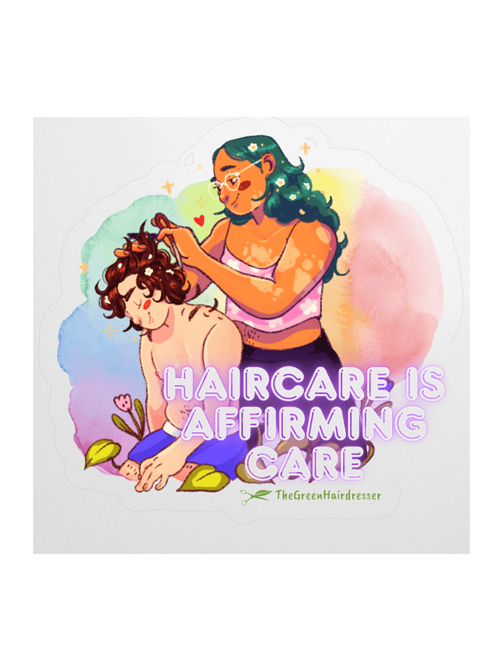 Haircare is Affirming Care Sticker product image (2)