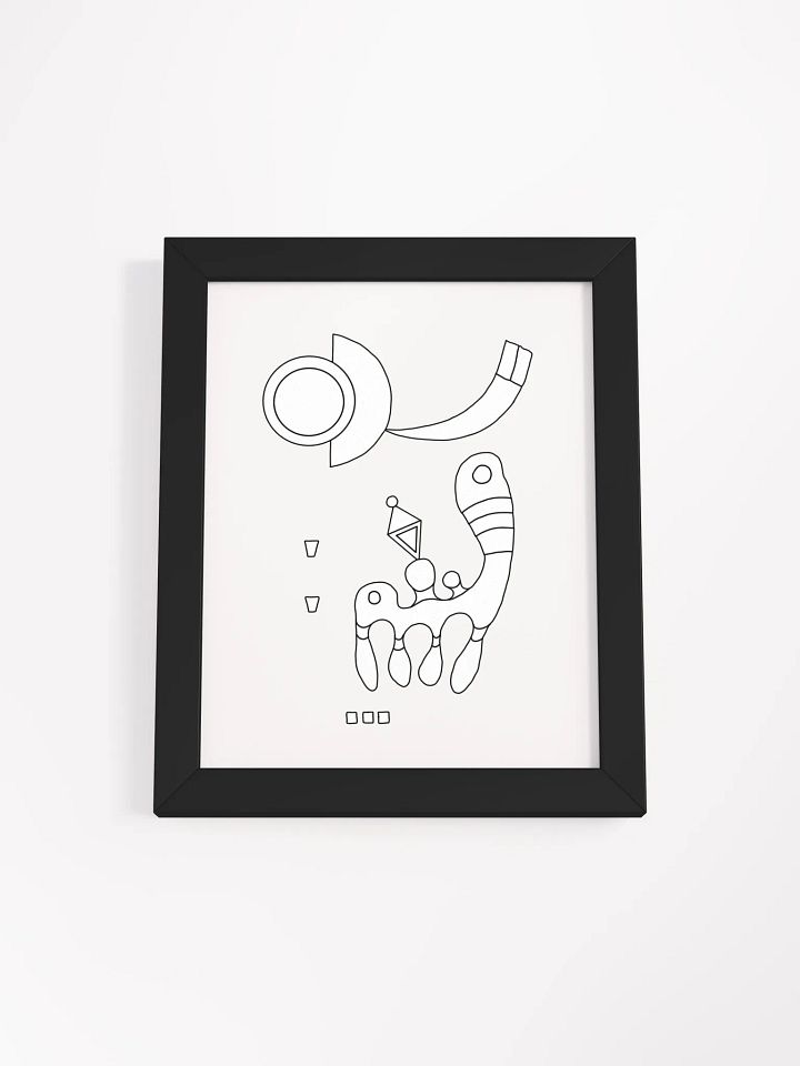 Color-Your-Own Kandinsky's Framed Poster! product image (5)