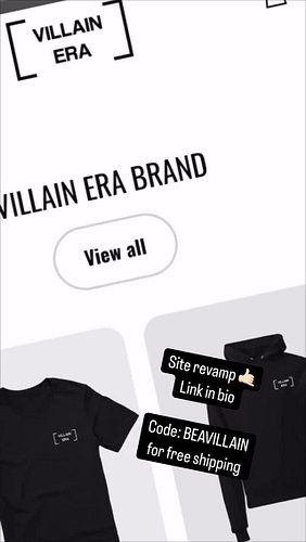 Revamped the site! 

Use code BEAVILLAIN for free shipping! Only 50 uses 🤙🏻