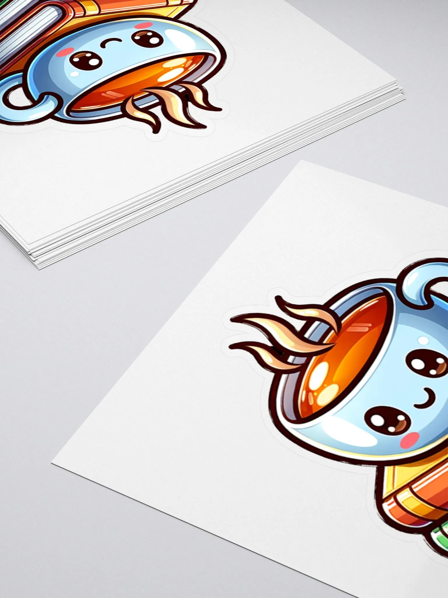 Cozy & Cute Cup Of Tea With Books Sticker product image (4)