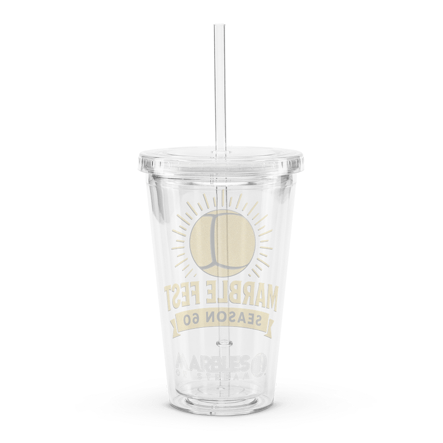 Marble Fest 60 - Double Wall Clear Plastic Tumbler product image (2)