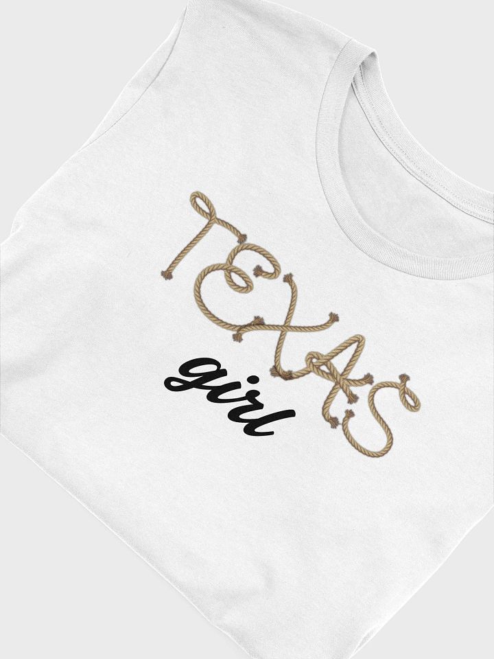 TEXAS GIRL Rope Font Shirt 1 product image (1)
