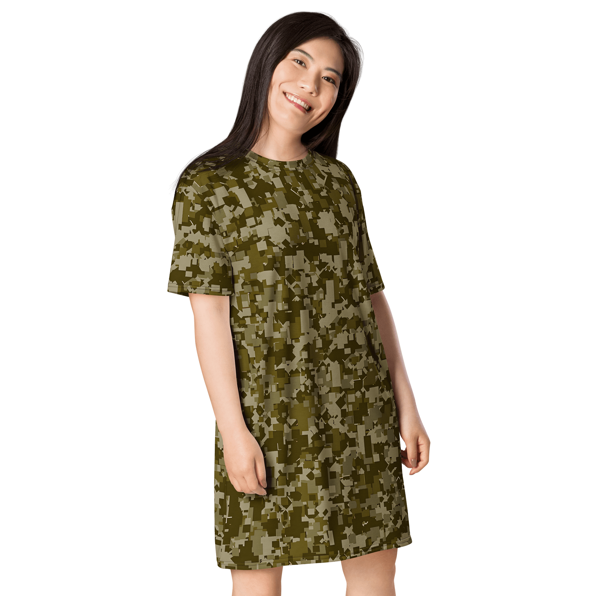 Chic Comfort All-Over T-Shirt Dress product image (4)