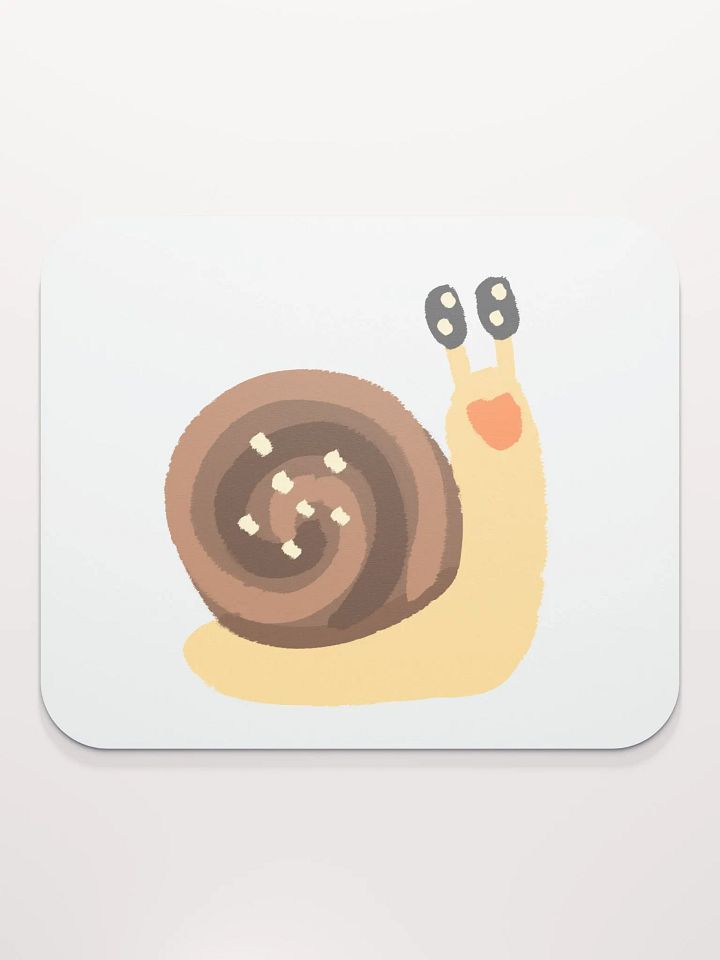 Silly Snail \ small mouse pad product image (2)