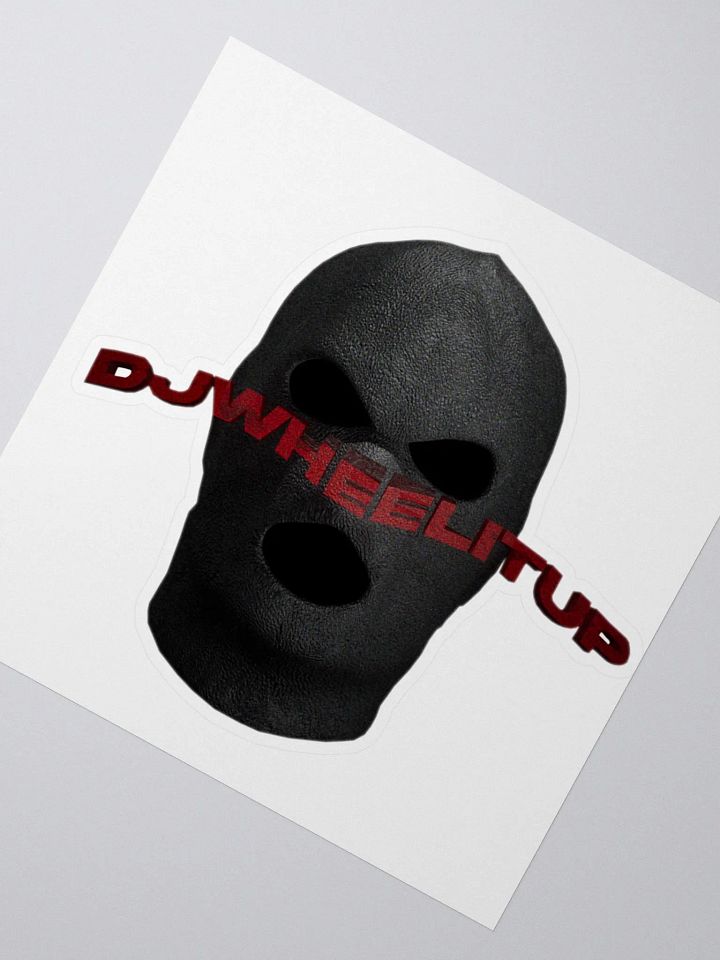 Dj Wheel It Up | Balaclava Sticker | Variation 01 product image (2)