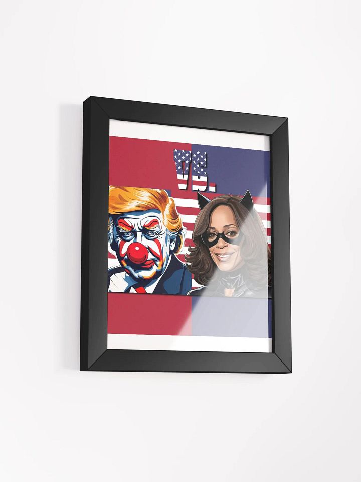 Joker Trump vs. Cat Harris Framed Poster product image (51)