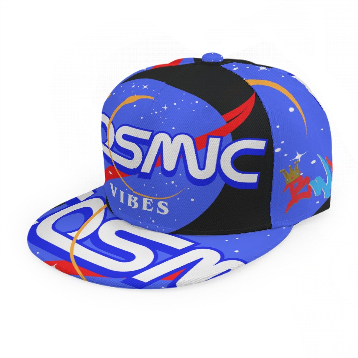 Bad Word Dad Cosmic VIbes Print all over Snapback hat- *Price includes Shipping* product image (2)
