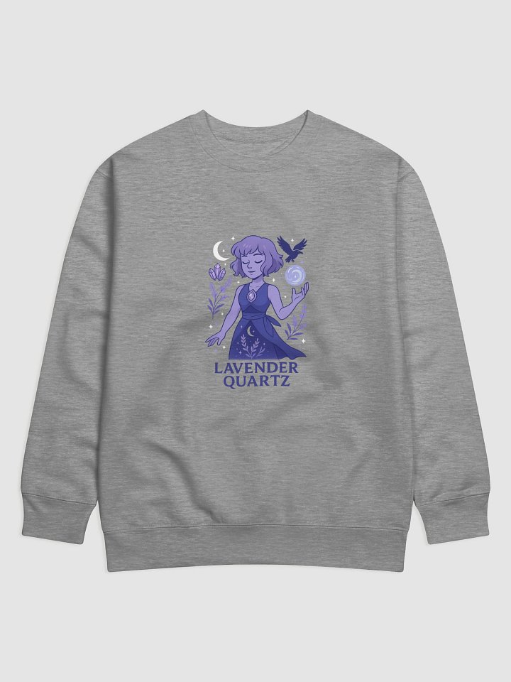 Crystal Gem: Lavender Quartz Sweatshirt product image (9)