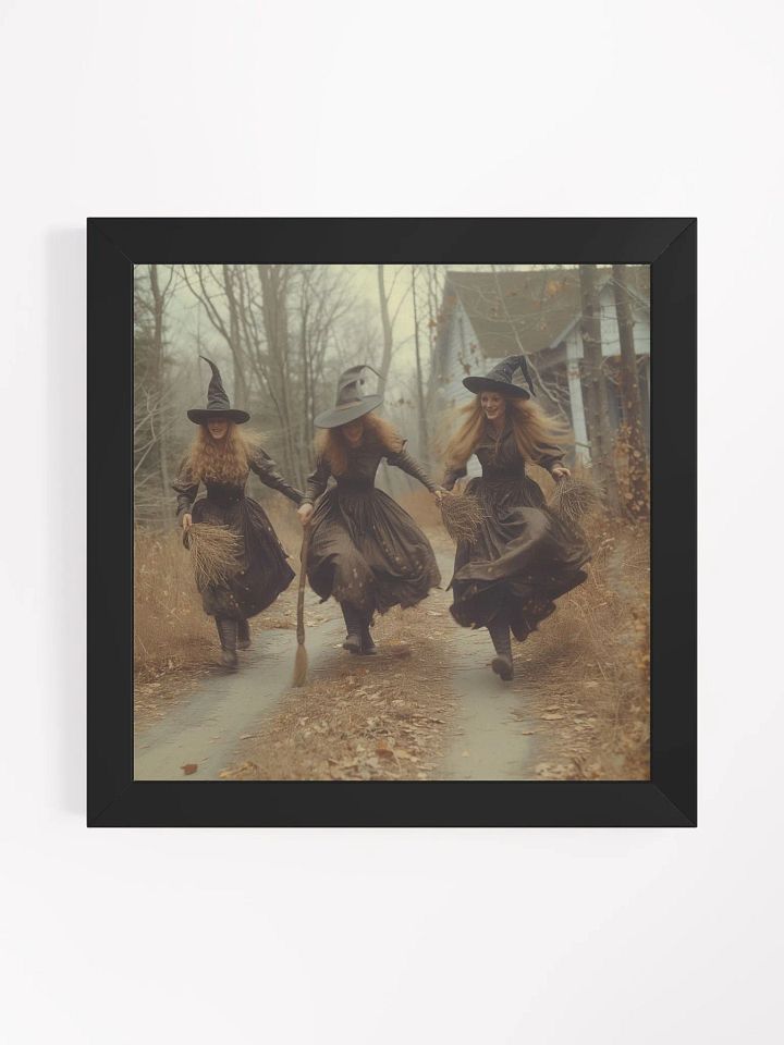 Happy Young Witches Vintage Photography Wall Art product image (6)
