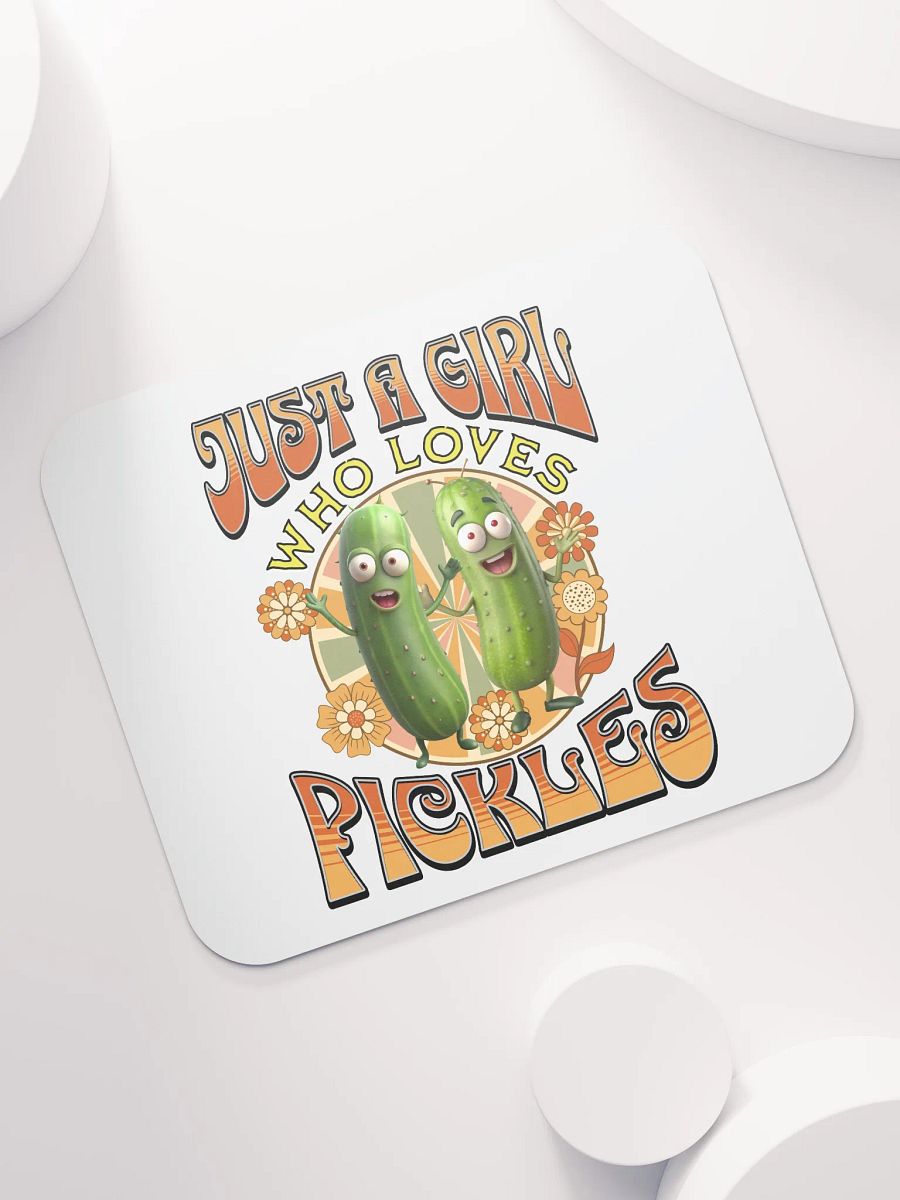 Just A Girl Who Loves Pickles Paradise Mouse Pad product image (5)