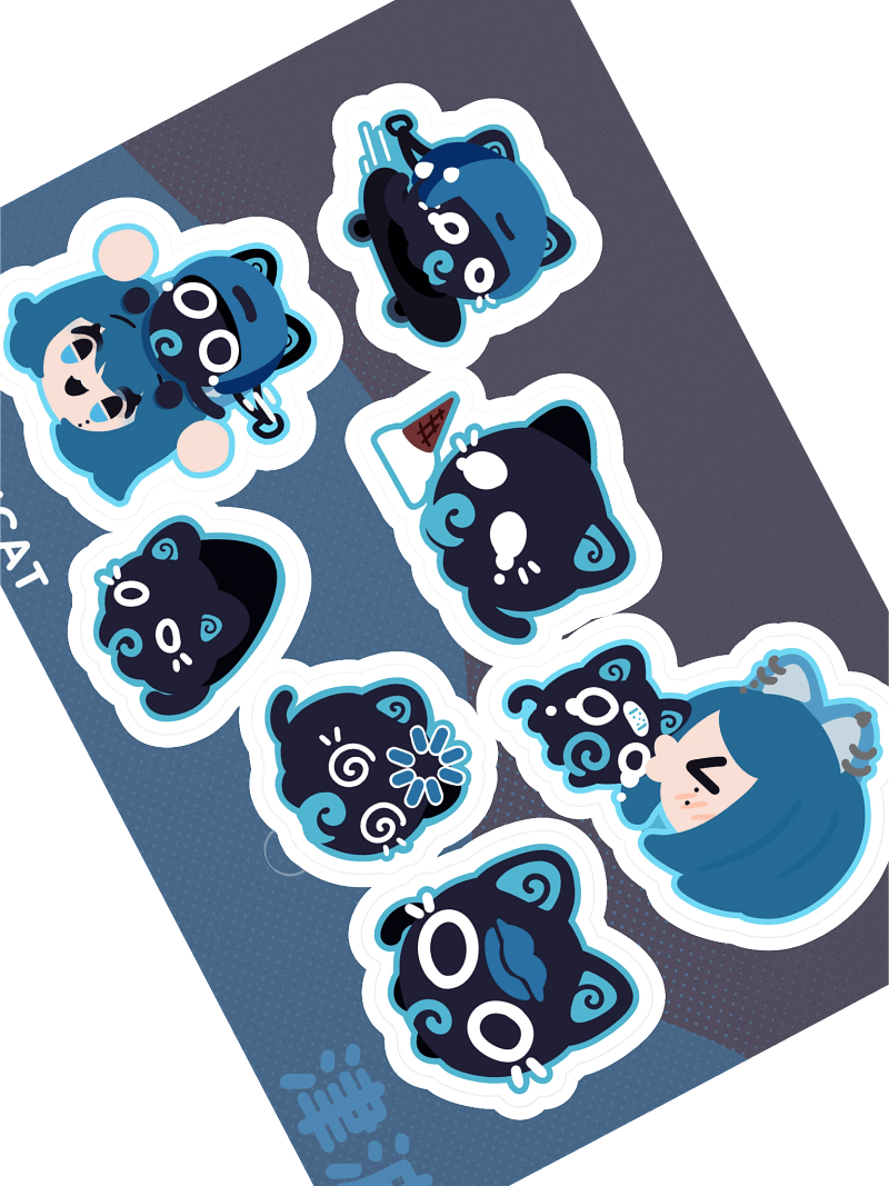 Tsu + Nalu Sticker Sheet