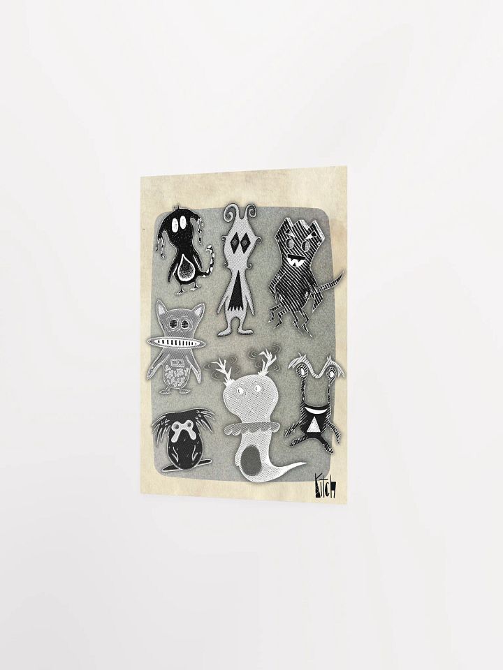 Kitch's Creatures 2 Art Print product image (4)