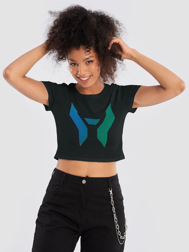multi-color crop top with logo product image (1)