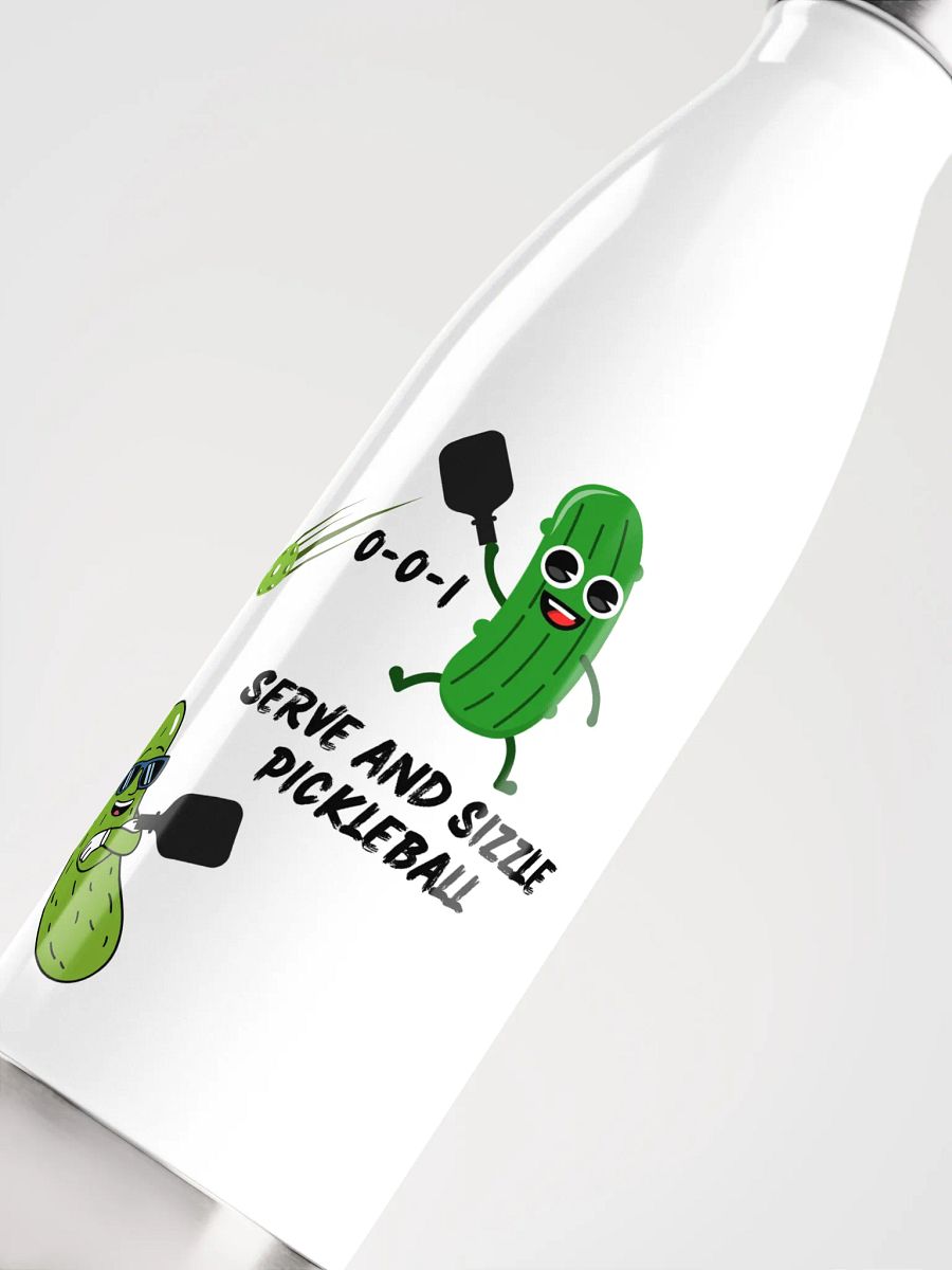 Serve and Sizzle Pickleball Stainless Steel Water Bottle product image (5)