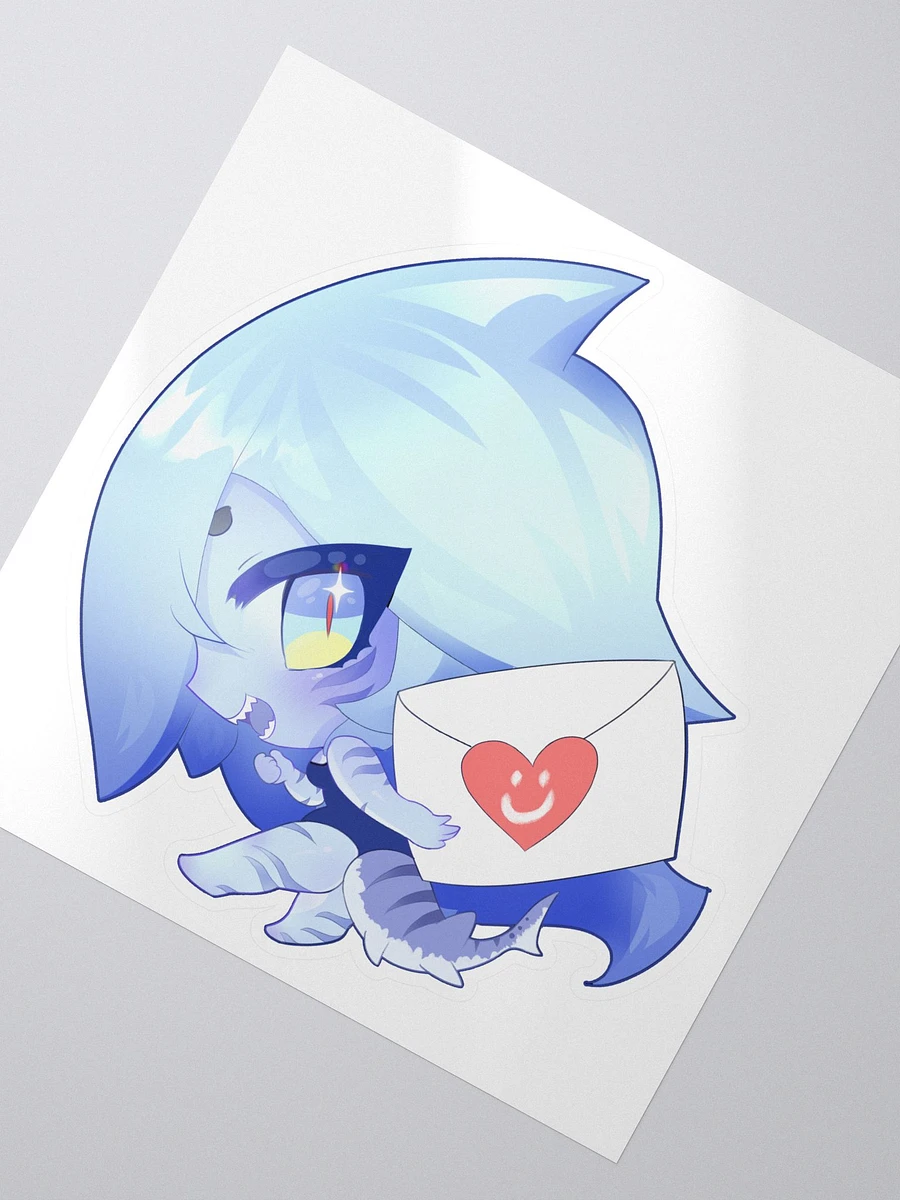 Heart Letter Sharky Sticker product image (2)
