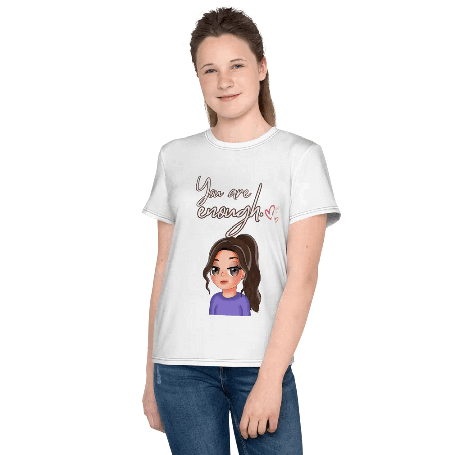 You are enough ,Youth T-Shirt product image (2)