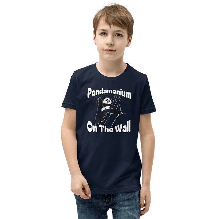 Pandamonium On The Wall - Youth Climbing T-Shirt product image (1)