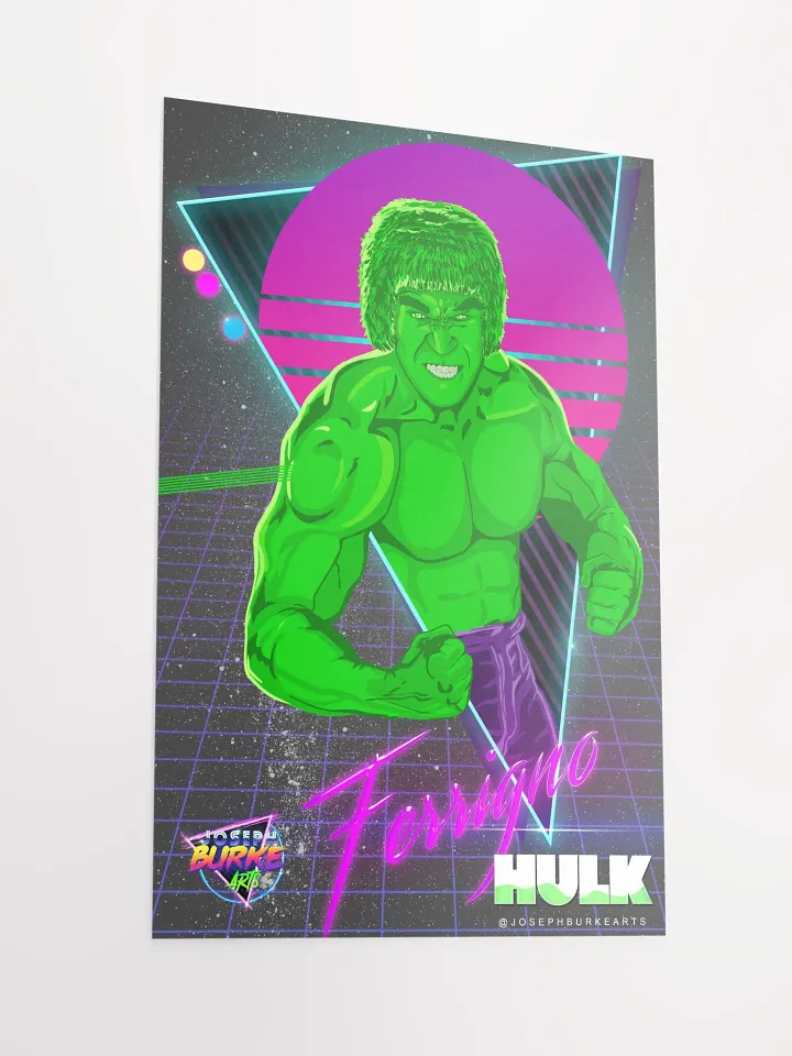 Lou Ferrigno Hulk 12x18 Fine Art Print product image (2)