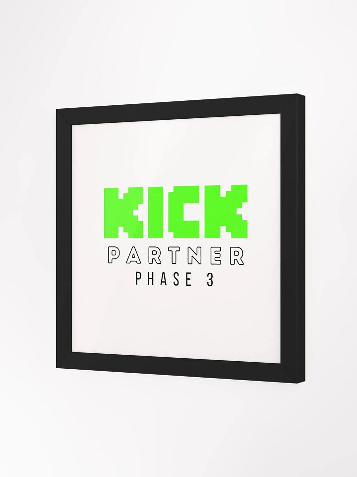 Framed Phase 3 Sign product image (2)
