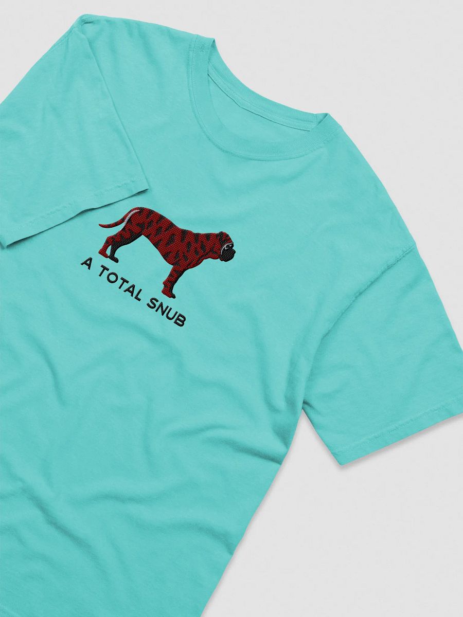 A Total Snub T-Shirt(Embroidered) of an English Mastiff(Brindle) product image (27)