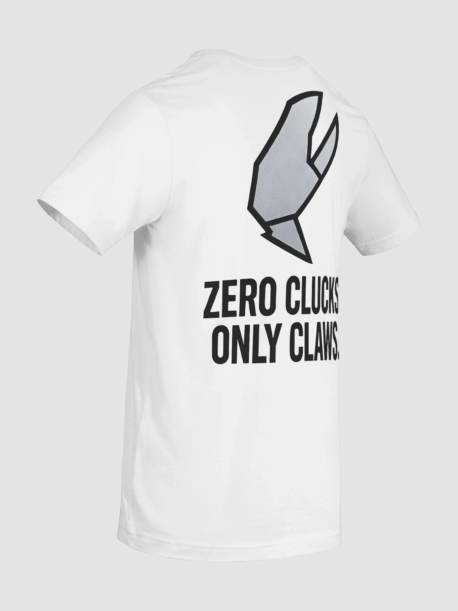 Zero Clucks, Only Claws T-Shirt | Minimal Geometric Lobster Tee product image (10)