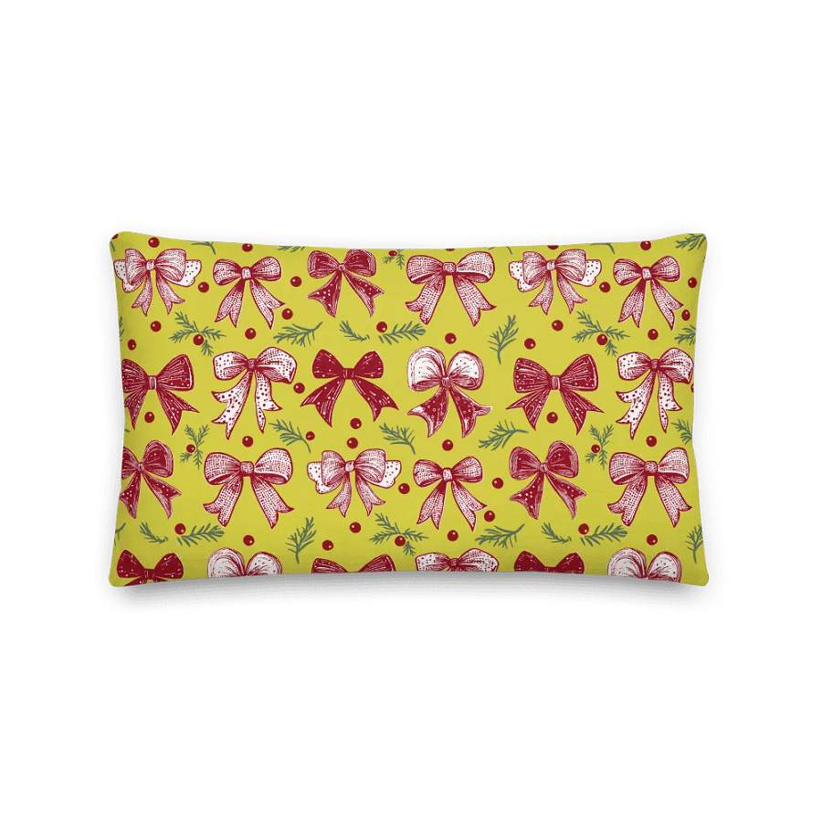 Festive Bows All-Over Print Pillow product image (2)