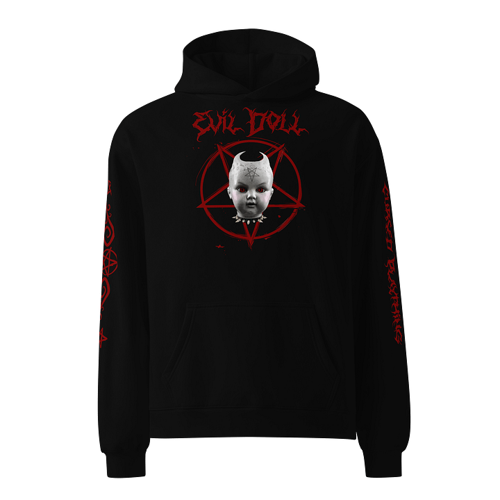 EVIL DOLL - Cursed Plaything - Unisex Premium Oversized Hoodie product image (1)