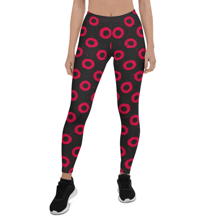 Hand-Drawn Boho Tribal Geometric Pattern Leggings – Artistic, Unique & Ultra-Comfortable product image (1)