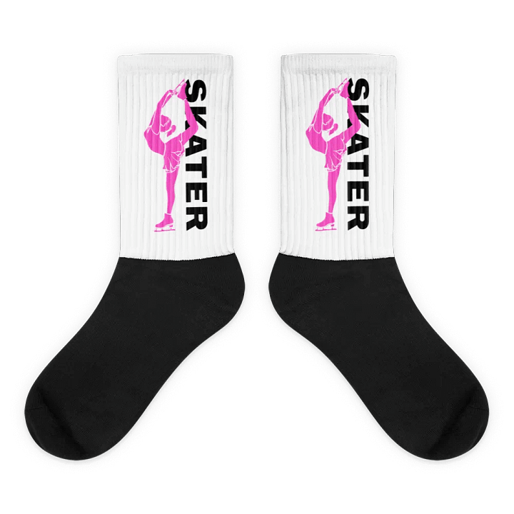 White SKATER Socks product image (1)