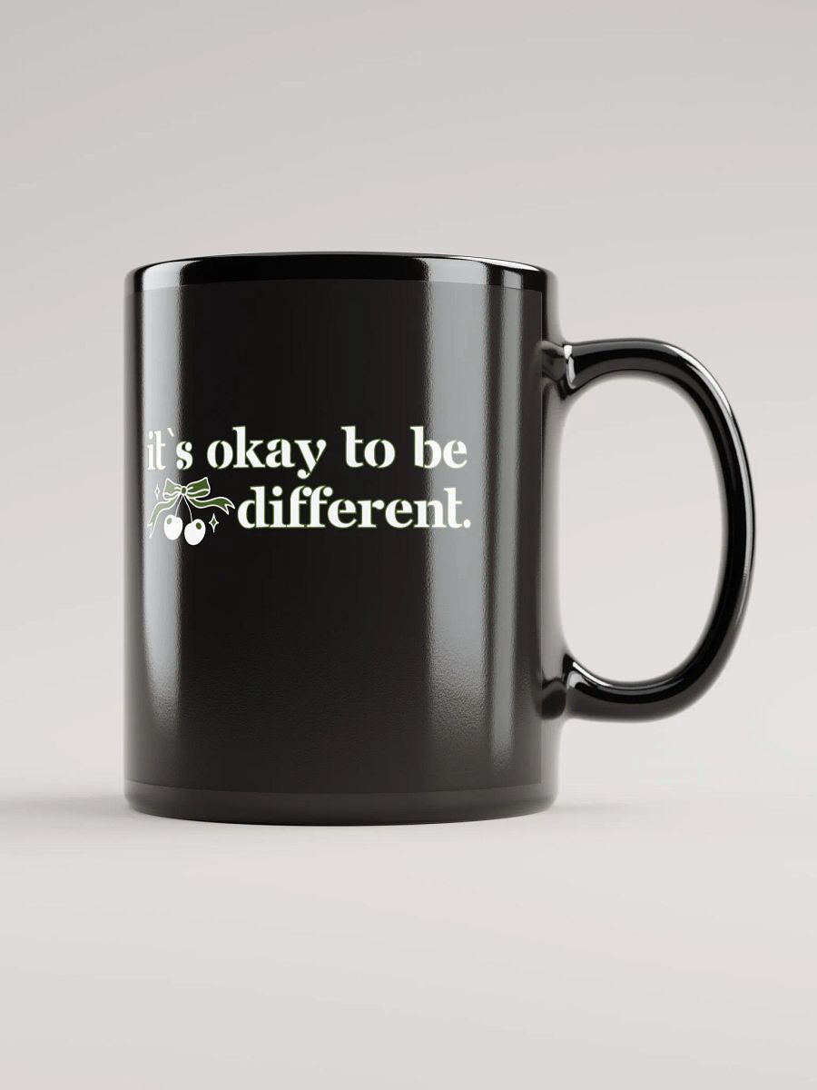 It`s Okay to Not Be Okay Black Glossy Mug product image (1)