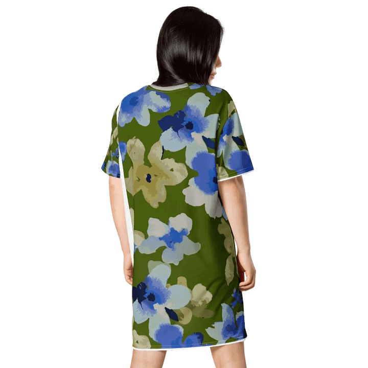 T Shirt Dress All Over Flowers product image (2)