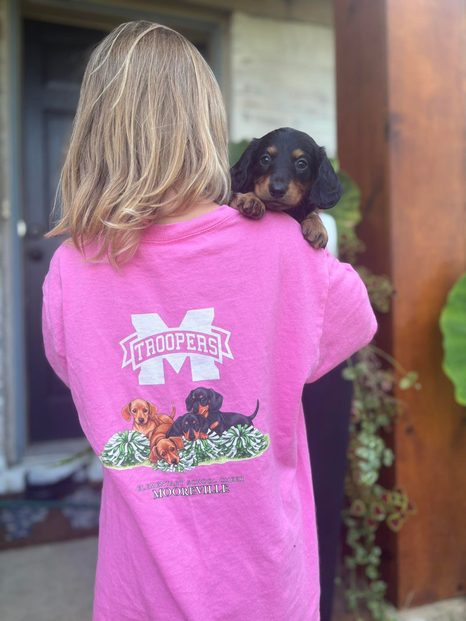 Youth Dachshund Cheer Tee product image (1)