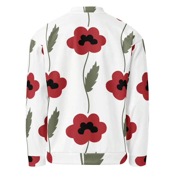 Blooming Elegance All-Over Print Bomber Jacket product image (2)