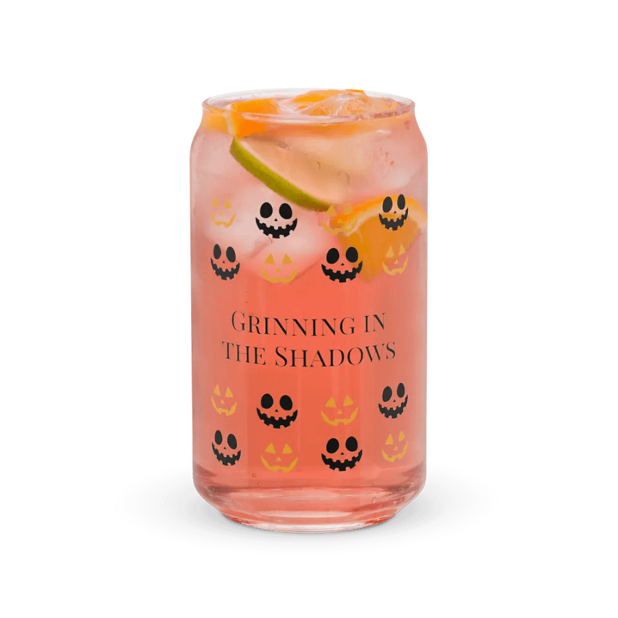 Grinning Jack-O'-Lantern Can-Shaped Glass product image (9)