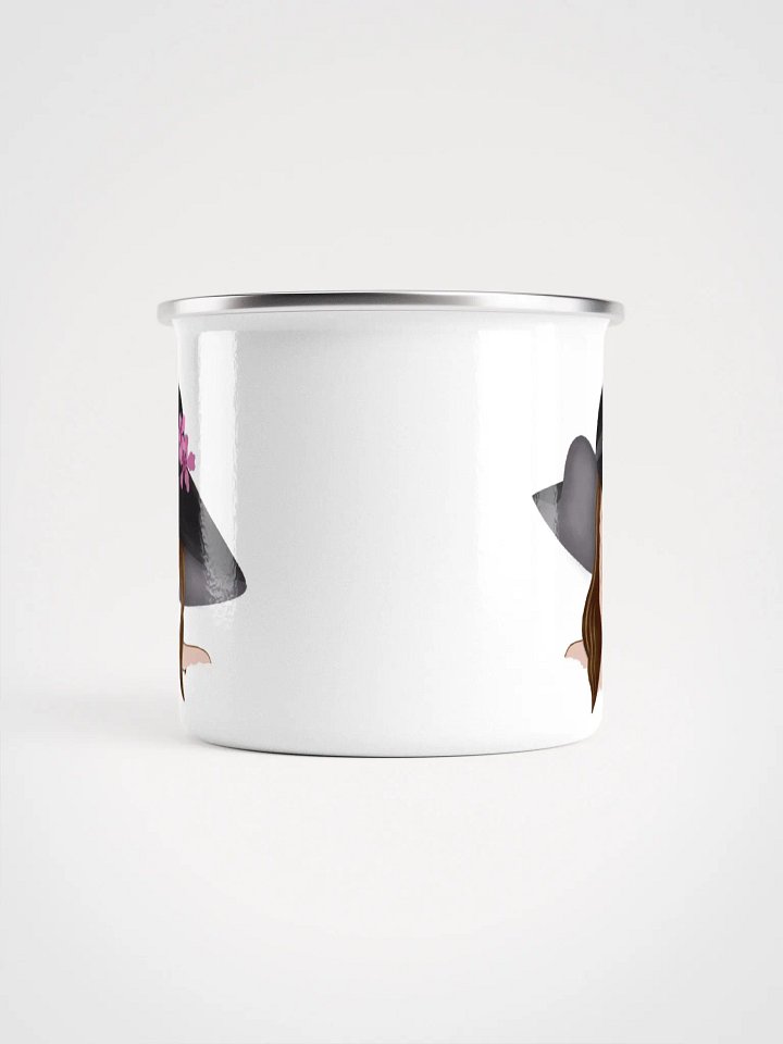 Girl with Hat Enamel Mug product image (2)