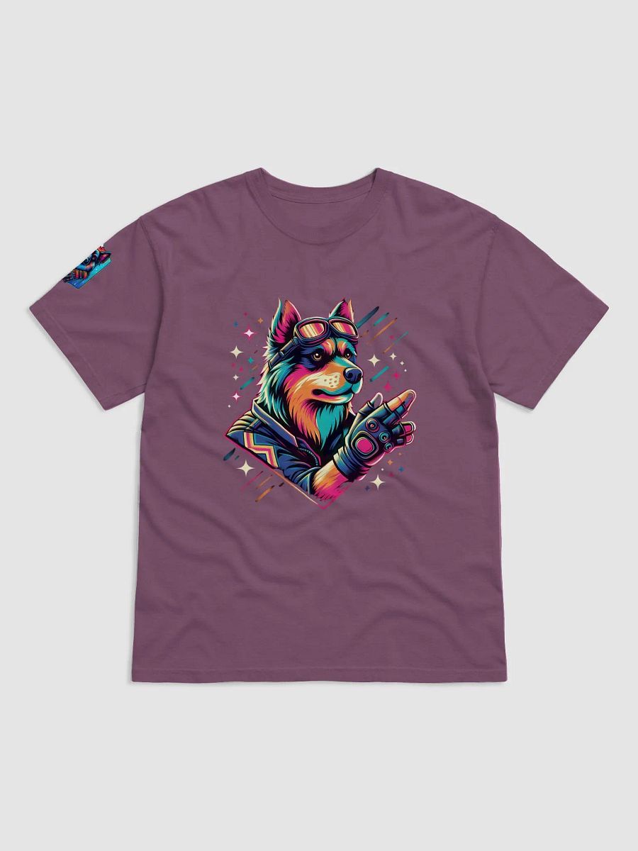 Neon Cyber Canine Heavyweight Tee product image (6)
