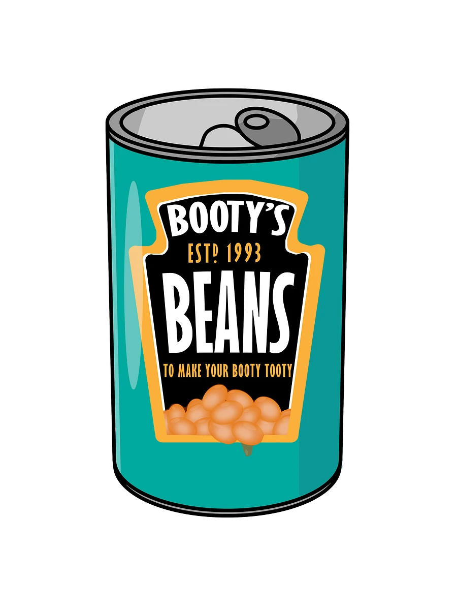 Booty's Beans Sticker product image (2)