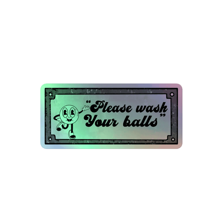 Wash Your Balls Holo product image (2)