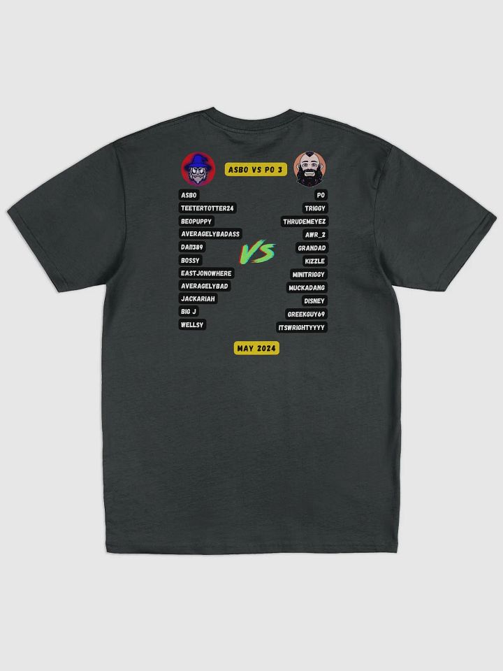 Asbo Vs Po 3 'Which Team are you?' Tee product image (2)
