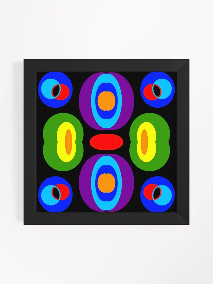 Symmetry in Color Framed Poster product image (2)