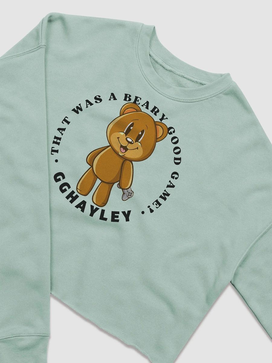 Beary Good Game Crop Sweatshirt product image (3)