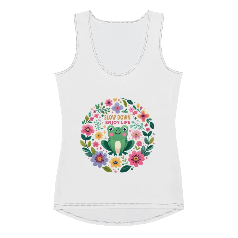 Slow Down, Enjoy Life – A Tank Top Design product image (3)