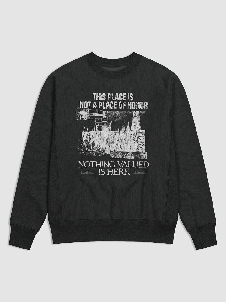 THIS IS NOT A PLACE OF HONOR (Champion sweater) product image (2)