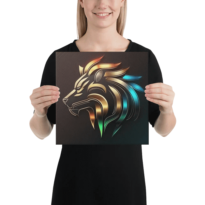 Lion logo canvas product image (7)