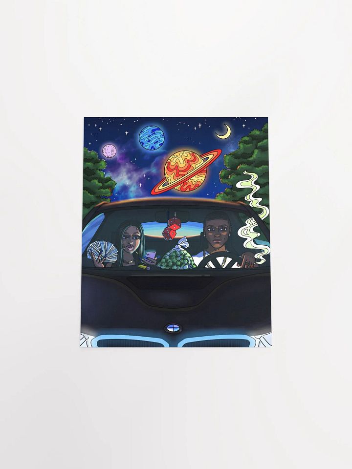 Starry Night Ride Matte Poster product image (10)